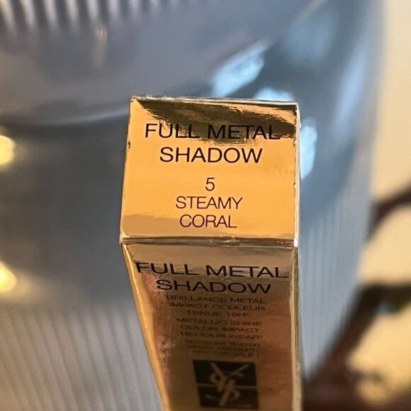 Yves Saint Laurent  YSL Full Metal Shadow  Metallic Shine Shade: 5 Steamy Coral - Picture 6 of 7